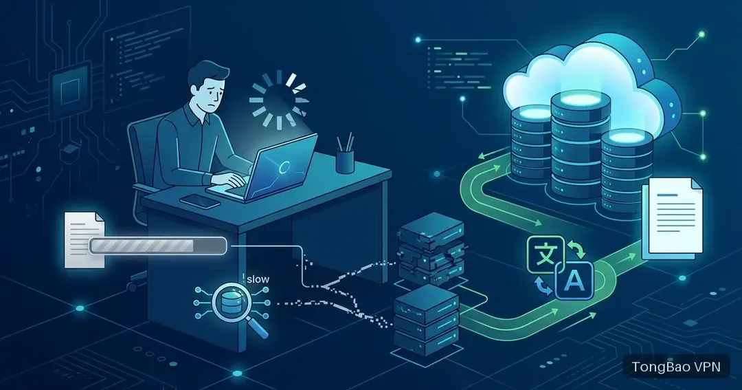 DeepL 翻译加载慢、Perplexity 搜索卡住？跨境调研与翻译工具稳定接入方案