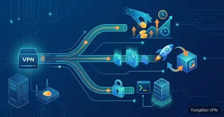 从投放到运维，一家出海公司的十二个岗位各自用它做什么——通宝VPN 场景全景